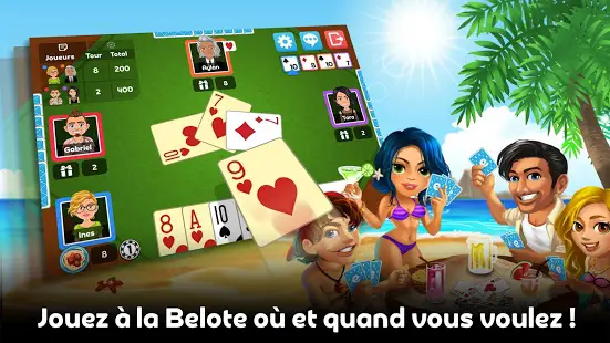 Aperçu Exoty Belote : Compétitions de Belote & Coinche - Img 1
