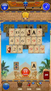Aperçu Carte du Pharaon - jeu de cartes solitaire gratuit - Img 2