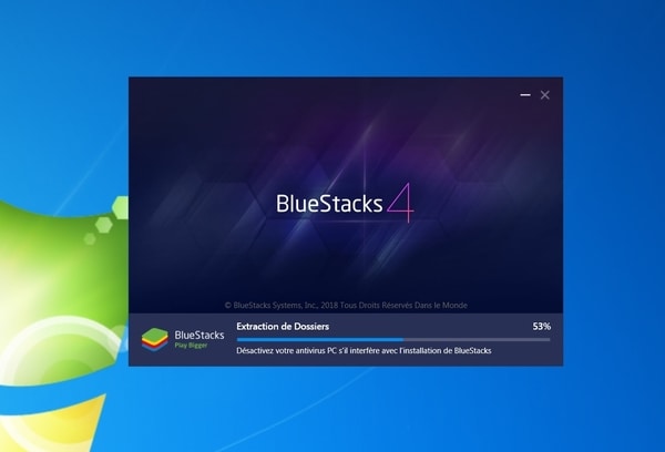 Installation de Bluestacks