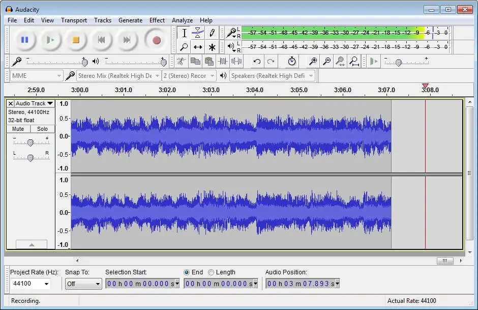 Logiciel Audacity