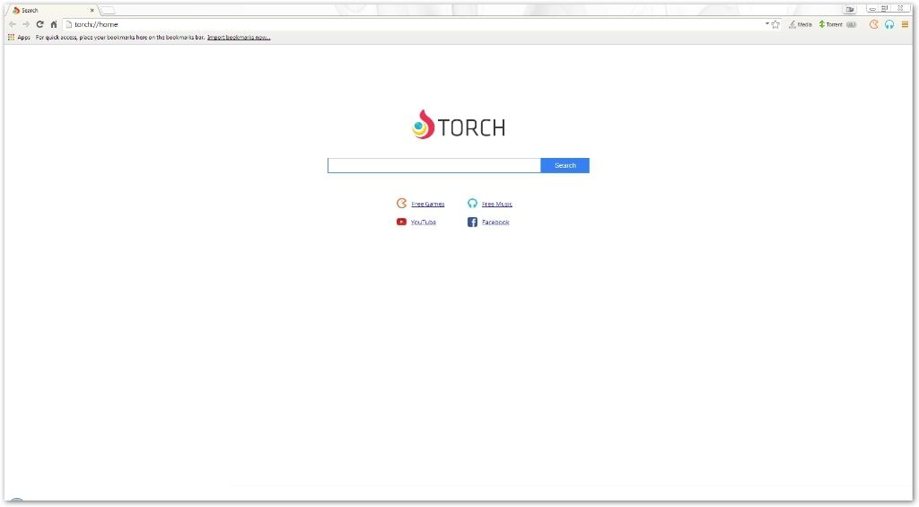 Screenshot de Torch Browser