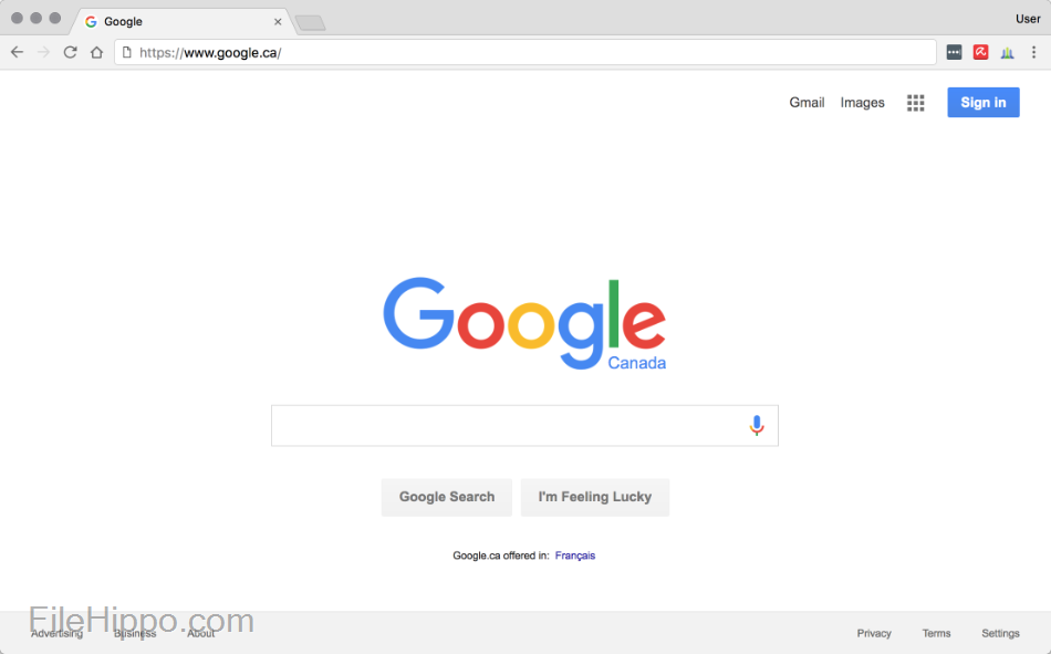 Screenshot de Google Chrome