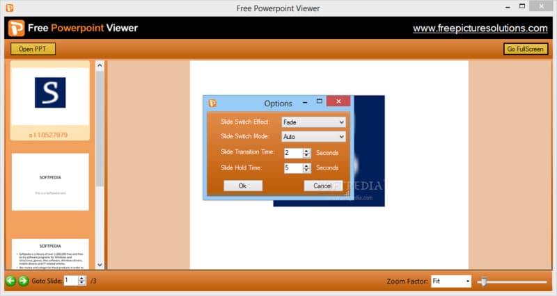 Screenshot de PowerPoint Viewer