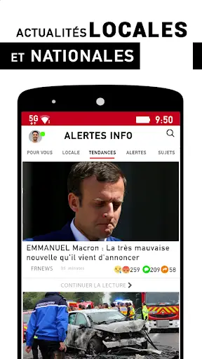 Aperçu Alertes info: Actualité locale et alerte d'urgence - Img 1