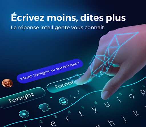 Aperçu Cheetah Keyboard - GIF, clavier emoji et thèmes 3D - Img 1