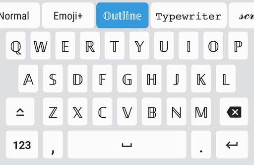 Aperçu Fonts - Emojis & Fonts Keyboard - Img 2