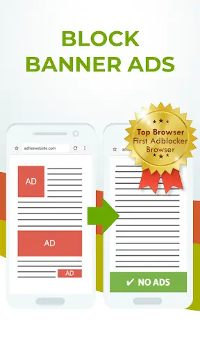 Aperçu Free Adblocker Browser - Adblock & Popup Blocker - Img 1