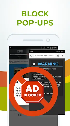 Aperçu Free Adblocker Browser - Adblock & Popup Blocker - Img 2