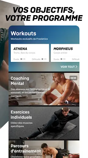 Aperçu Freeletics Coach Sportif: entraînement à la maison - Img 2