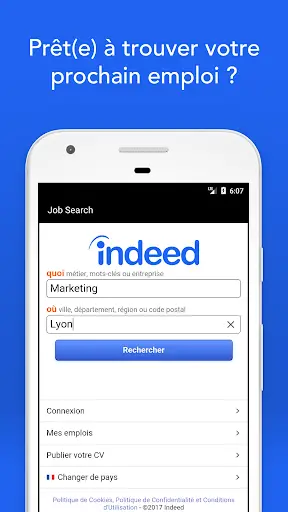 Aperçu Indeed: Recherche d’Emploi - Img 1