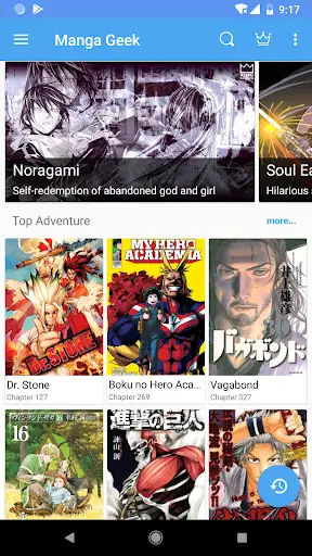 Aperçu Manga Geek - Free Manga Reader App - Img 1