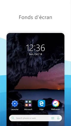 Aperçu Microsoft Launcher - Img 1