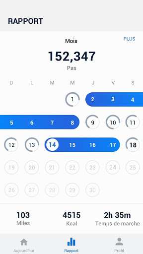 Aperçu Podomètre - compteur de pas et de calories gratuit - Img 2