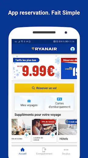 Aperçu Ryanair - tarifs les plus bas - Img 1