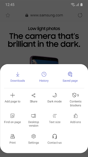 Aperçu Samsung Internet Browser - Img 2