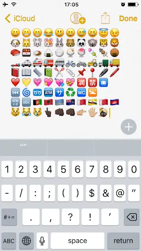 Aperçu Thème pour iPhone 8 Emoji Keyboard - Img 2