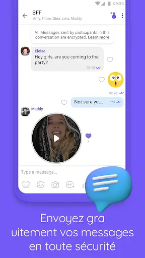 Aperçu Viber Messenger: Messages et Appels Sécurisés - Img 1