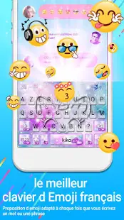 Aperçu Clavier Kika - AZERTY Clavier, Emoji, GIFu2028 - Img 2