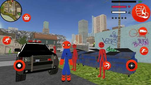 Aperçu Amazing Spider Stickman Rope Hero Gangstar Crime - Img 2