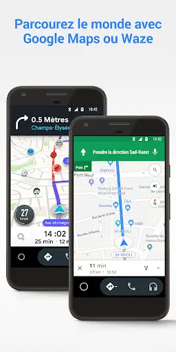 Aperçu Android Auto : Google Maps, multimédia et messages - Img 2