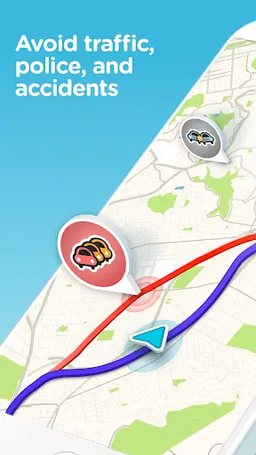 Aperçu Waze - GPS, Maps, Traffic Alerts & Live Navigation - Img 1