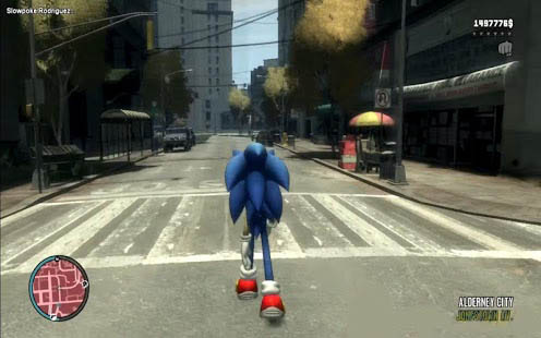 Aperçu super sonic gta run mods - Img 1