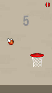 Aperçu Flappy Ball - Ball through the Basket - Img 2
