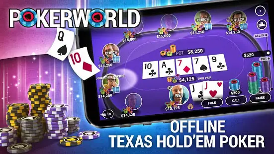 Aperçu Poker World - Offline Texas Holdem - Img 1