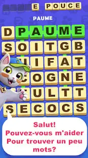 Aperçu Kitty Scramble: Jeu de recherche de mots - Img 1