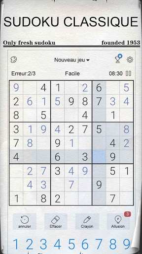 Aperçu Sudoku - Sudoku classique gratuit - Img 1