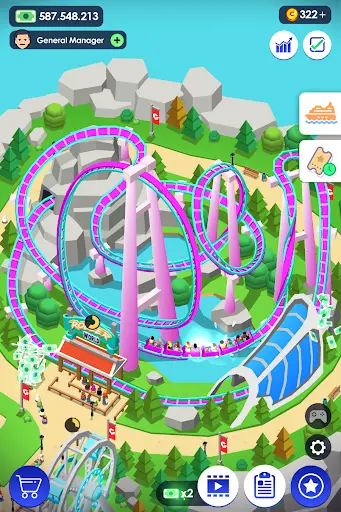 Aperçu Idle Theme Park - Jeu Magnat - Img 1