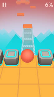 Aperçu Scrolling Ball in Sky:jeu de roulement décontracté - Img 1