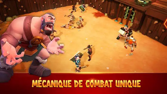 Aperçu Gladiator Heroes Clash: Combat et stratégie - Img 2